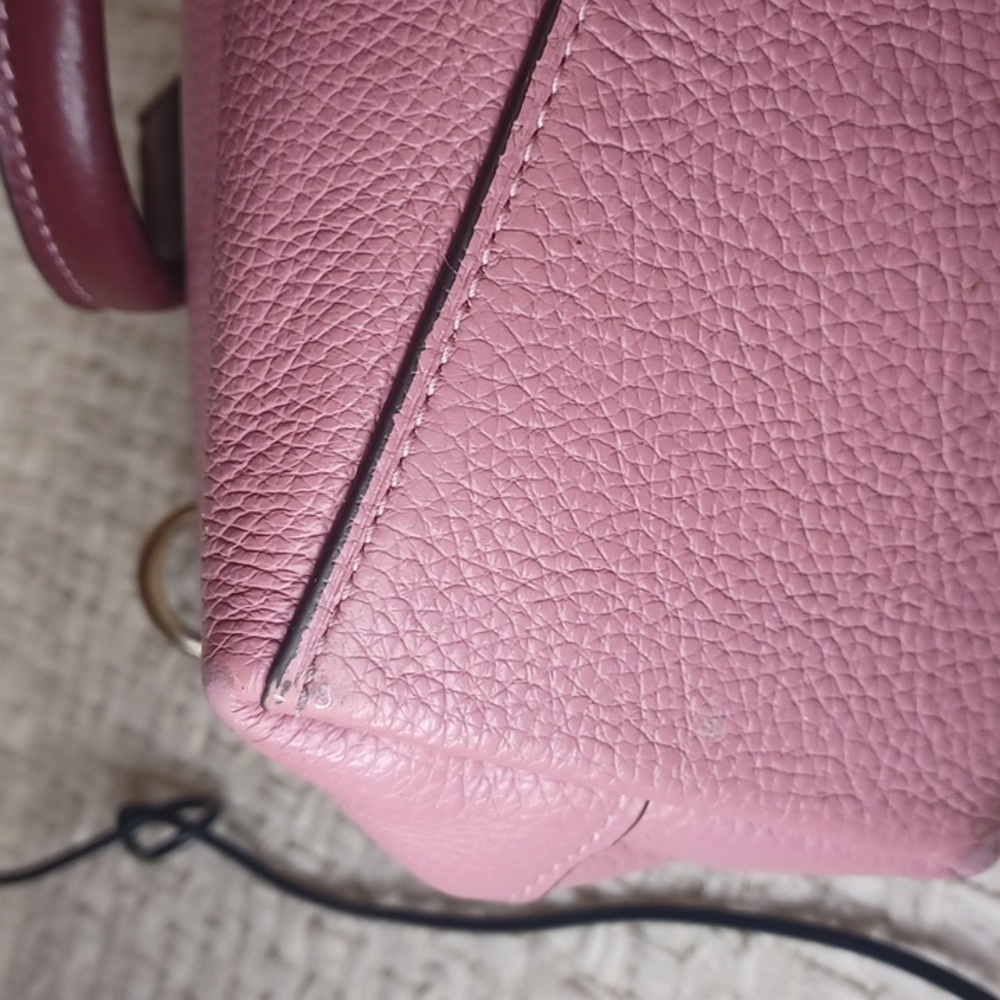 Coach Remi Rose Leather Women's Bag - Picture 8 of 9